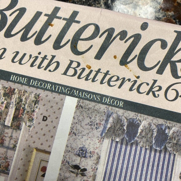 Butterick 6434 Waverly Valances Shades Home Decor Sewing Pattern Uncut - Picture 4 of 4